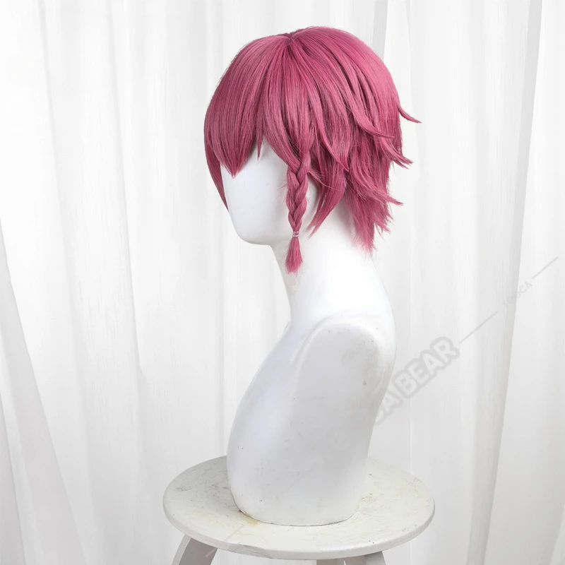 Ranze Kurona Cosplay Wig Anime Blue Lock 2 Bastard Munchen Dark Red Short Hair Heat-resistant Fiber Hair+Wig Cap Halloween