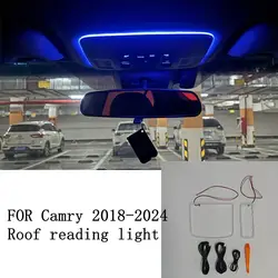 LED Atmosphere Lights Ice Blue Car Interior Decorative Lamp For Toyota Camry 2018-2023 Roof reading light