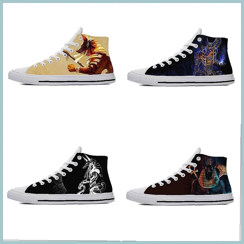 

Кроссовки Anubis Egyptian God High Top, дышащая легкая повседневная обувь для мужчин и женщин