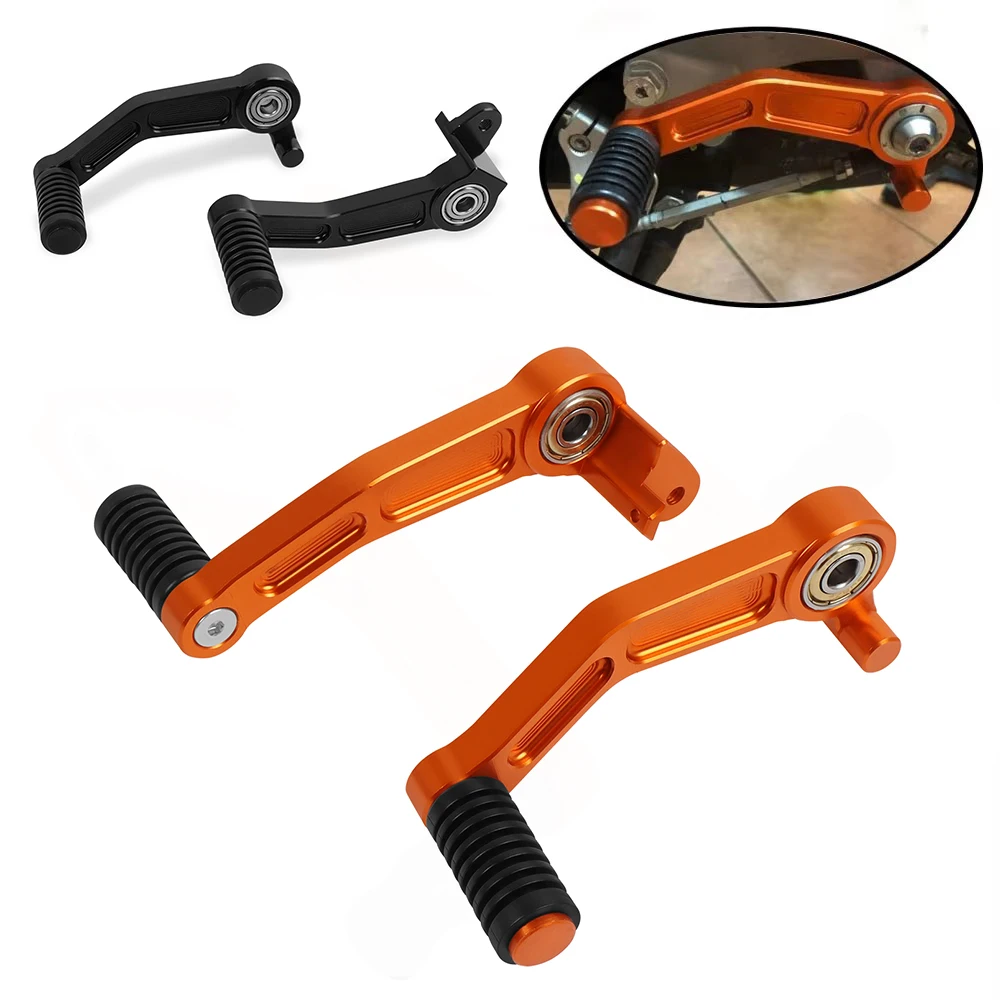 ل DUKE 125 200 250 390 RC390 RC250 RC125 RC200 2013-2023 دراجة نارية القدم الفرامل رافعة والعتاد تحول رافعة CNC الألومنيوم دواسة