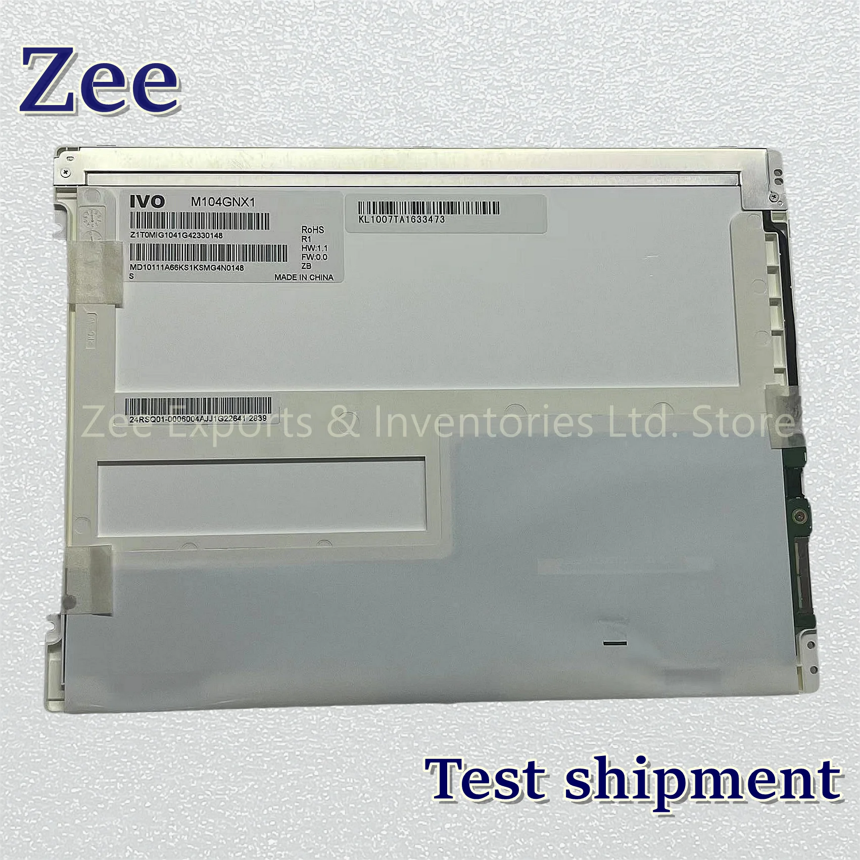 M104GNX1 R1 10.4 Inch LCD Display Screen Panel Industrial Equipment 100% Tested for Shipping for IVO M104GNX1