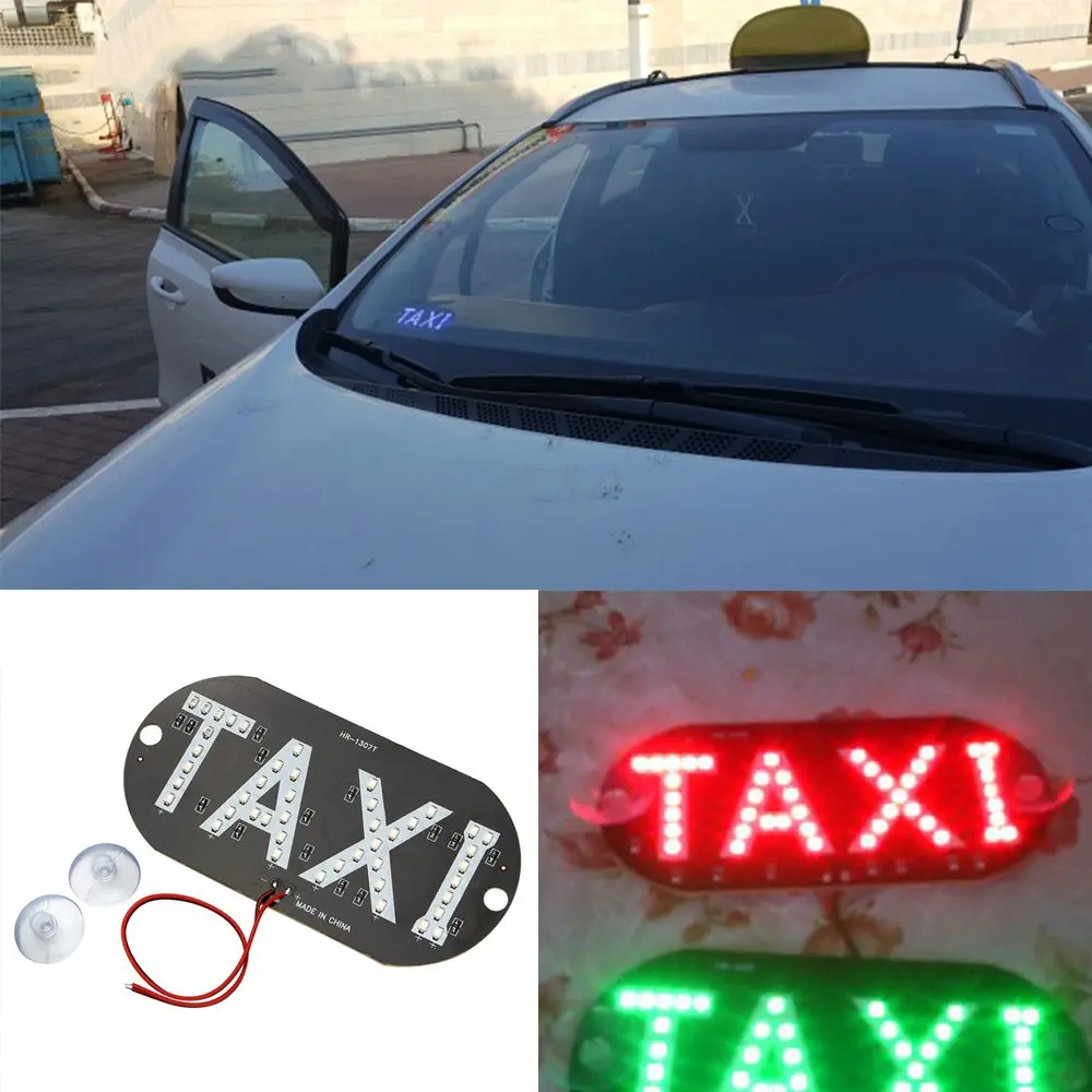 Convenient  12V Energy Saving Taxi Light Instrument Lights Windscreen Cab Indicator  Led Sign Bulbs