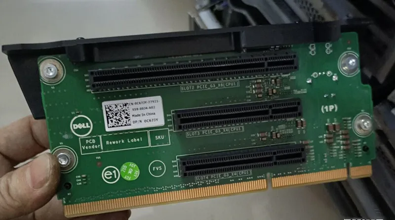 

Riser Card для DELL R520 Server RISE2 1P карта R520 первый процессор RISE2 C67JY 0C67JY