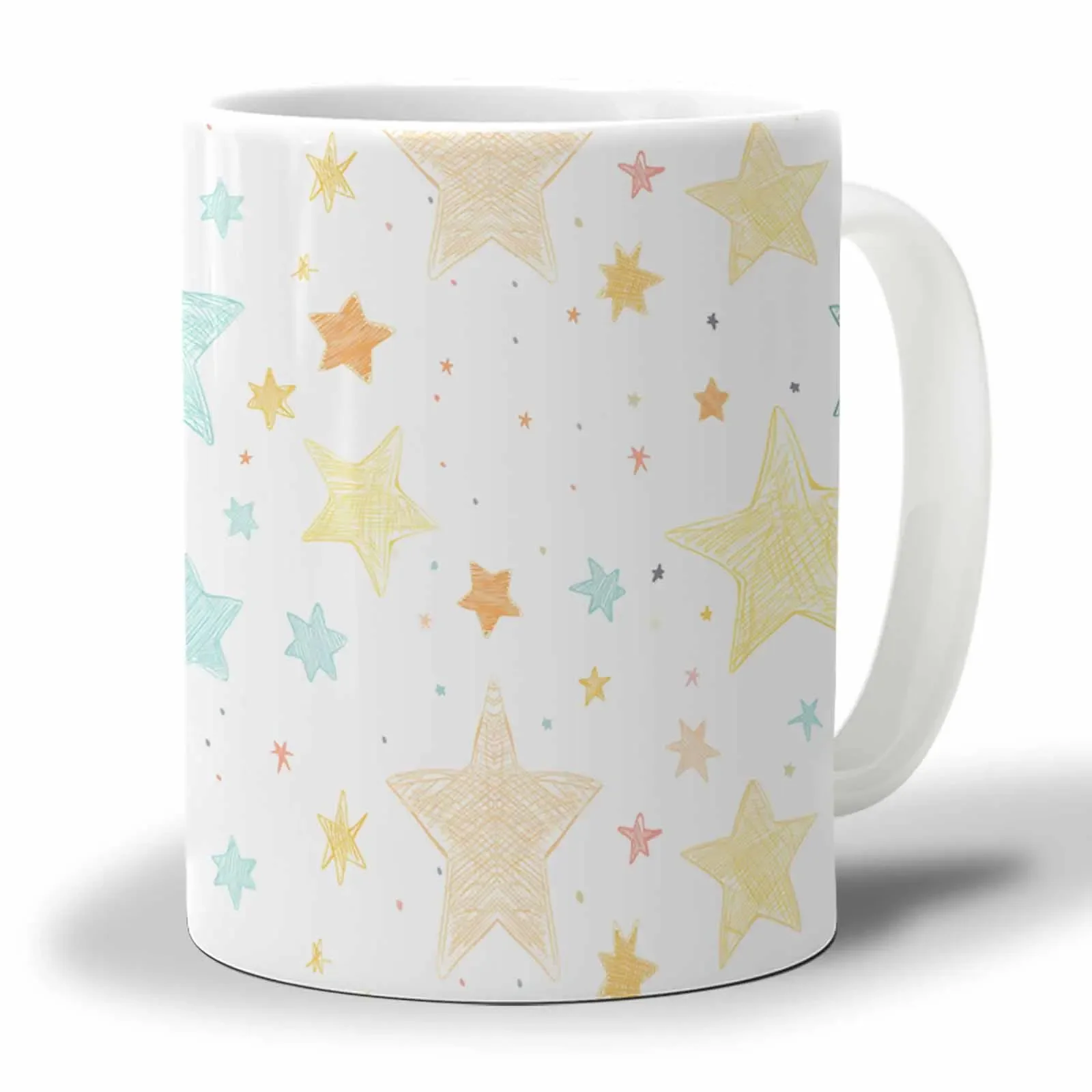 Custom Cup Star Dot Line Drinkware Ceramic Mugs Free Shipping Coffee Cups Personalized Mug Kitchen Dining Bar Home Garden