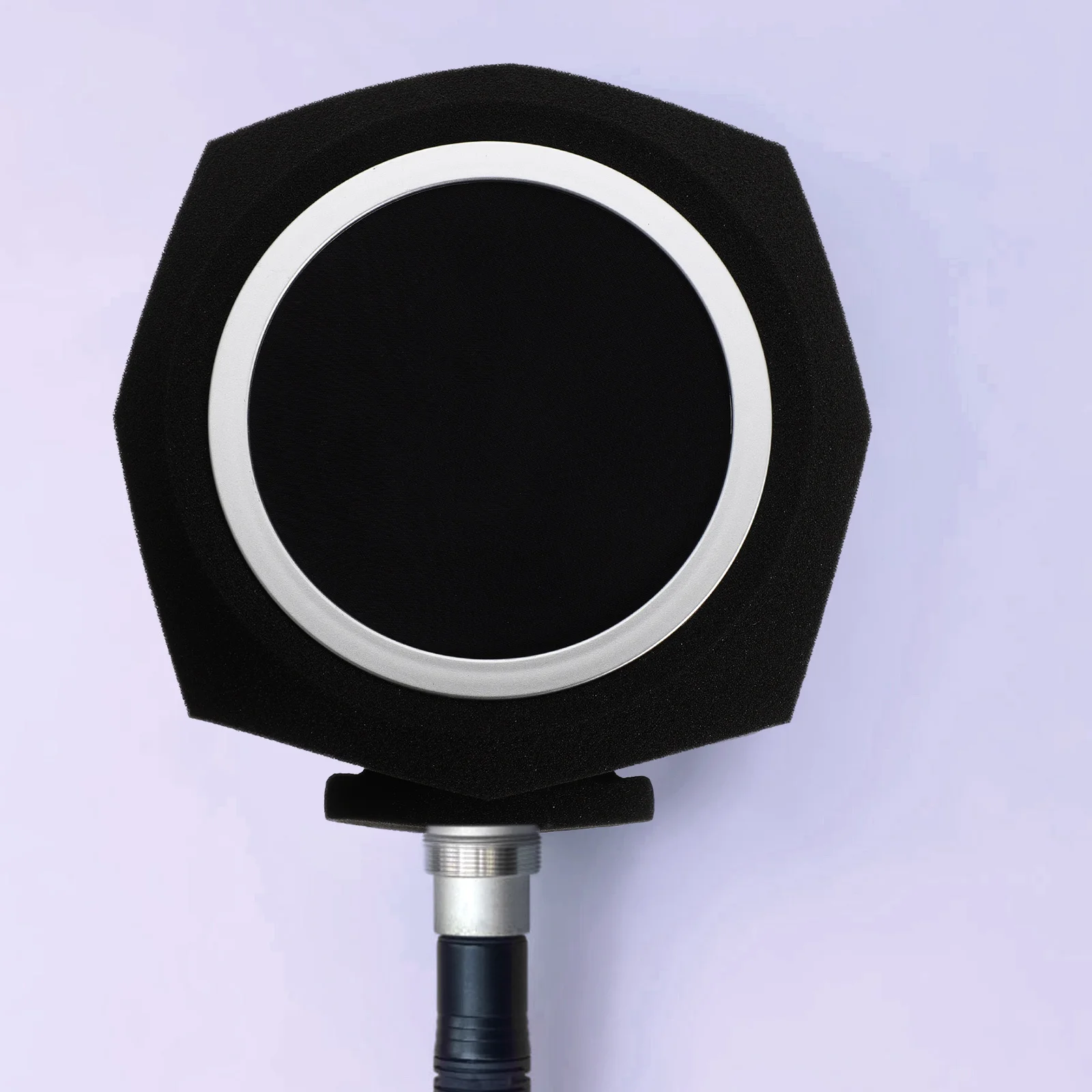 

Professional Microphone Sound Absorption Sponge Cover Noise Reduction Mic Protector Compatible with Desktop Tripod Floor Stand