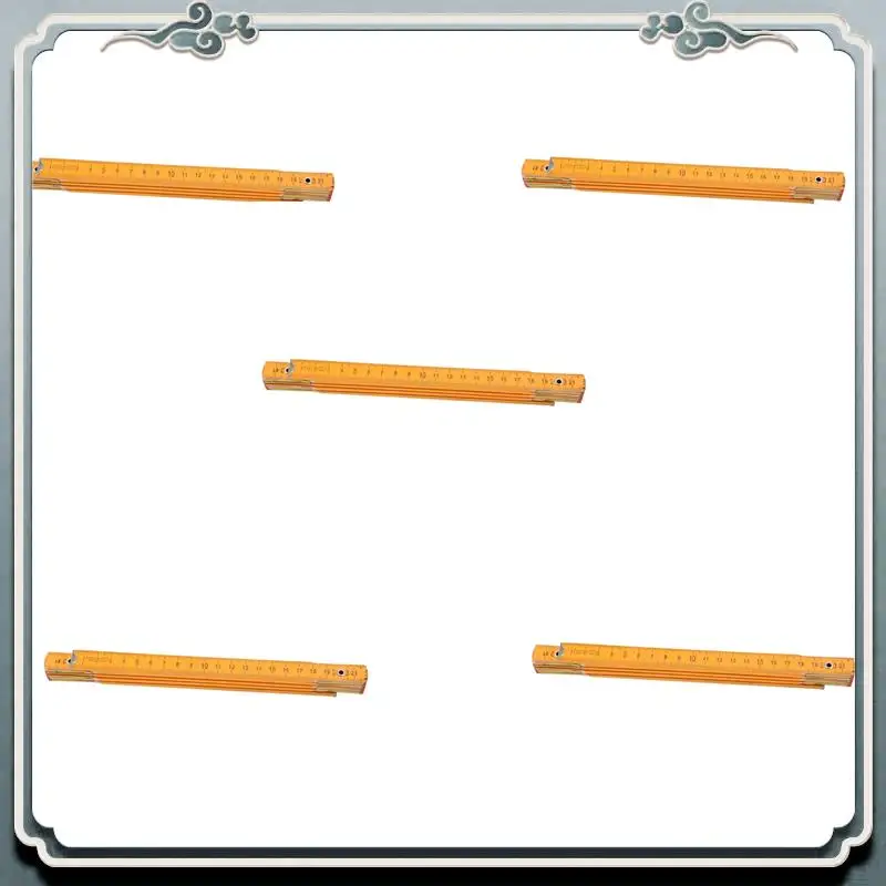 

ABIJ-5X Портативная плотницкая деревянная складная линейка 100 см/39 дюймов