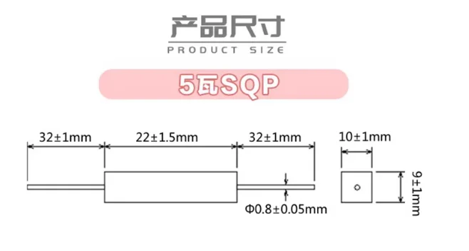 10pcs 5W 5% Cement Resistor Power Resistance 0R82 5R6 6R 6R2 6R8 8R 8R2 5.6 56 6 6.8 8 8.2 62 68 75 82 91 680 R K Ohm