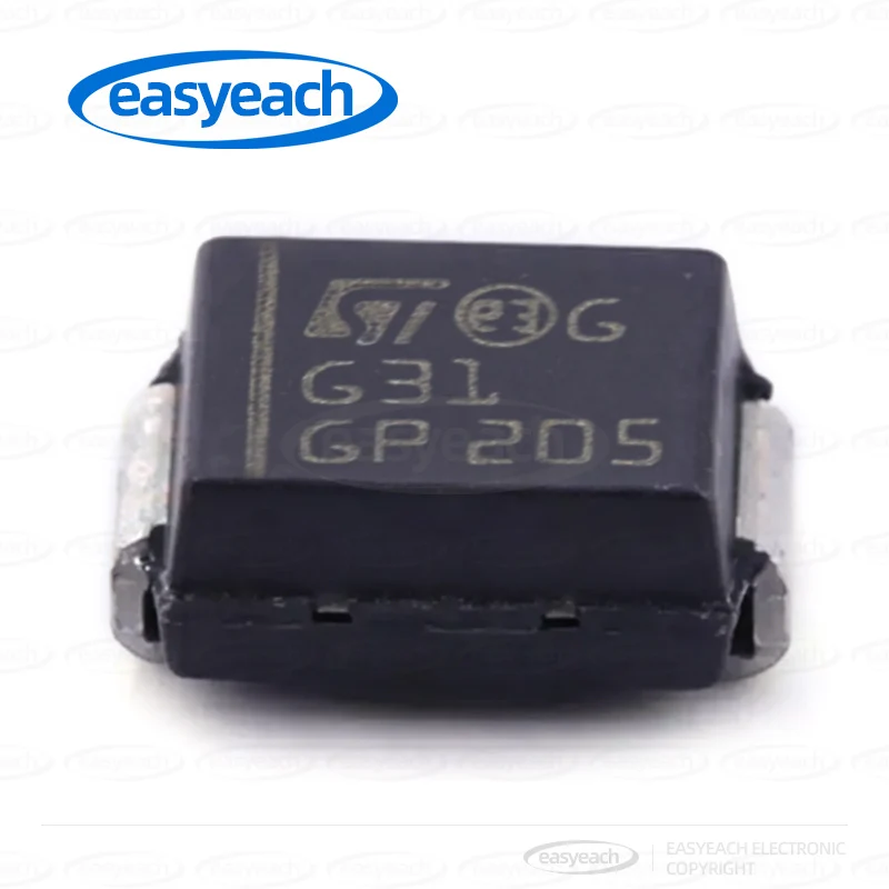 5PCS STPS3H100U packaged SMB Schottky diode silk screen G31 100V 3A high-voltage power Schottky rectifier