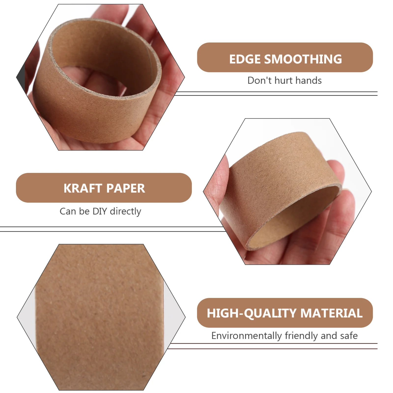 20 Pcs Painting Paper Tube Kraft Paperboard Tubes Craft Cardboard Crafts for Round