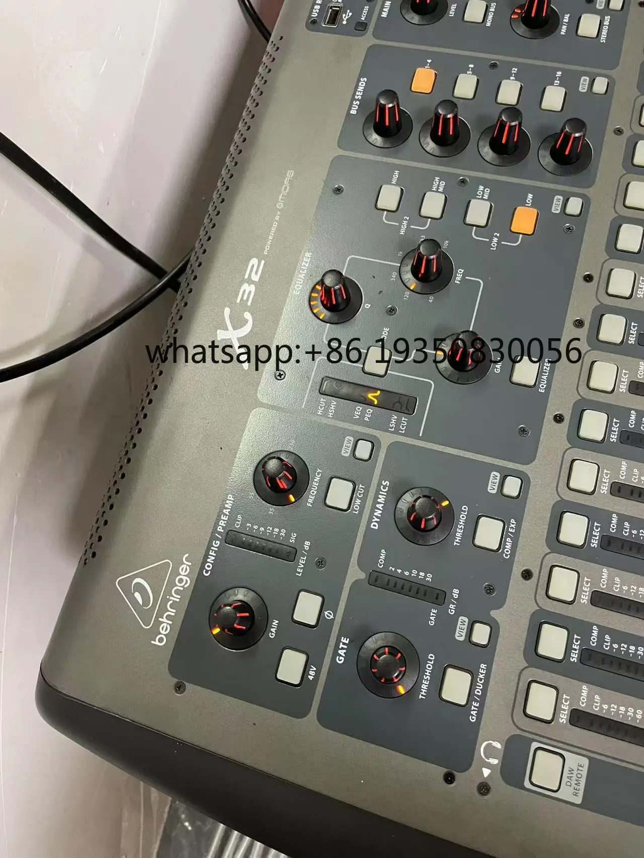 FS Professional 32-Channel X32 Digital Powered Metal Music Console Mixer with Surround Sound 3-Year Warranty