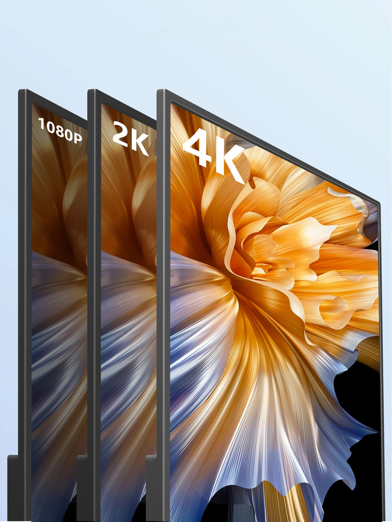 شاشة Amoudo المحمولة 3840*2160P 13.3 بوصة UHD IPS كمبيوتر محمول شاشة ثانية مزدوجة USB C HDMI شاشة ألعاب الكمبيوتر مراقبة السفر #3