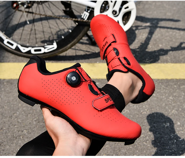 Neue Unisex Pedal Fahrradschuhe Flache Schuhe Geeignet für Bergsport Pedal Selbstsichernde Fahrradschuhe Atmungsaktive Fahrradschuhe – Detail 16