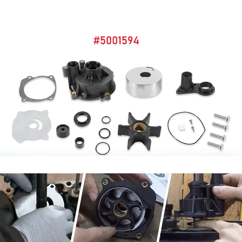 5001594 Water Pump Kit BRP/OMC Fit for Johnson and Evinrude Boat Marine Accessories (20Pcs/Set )