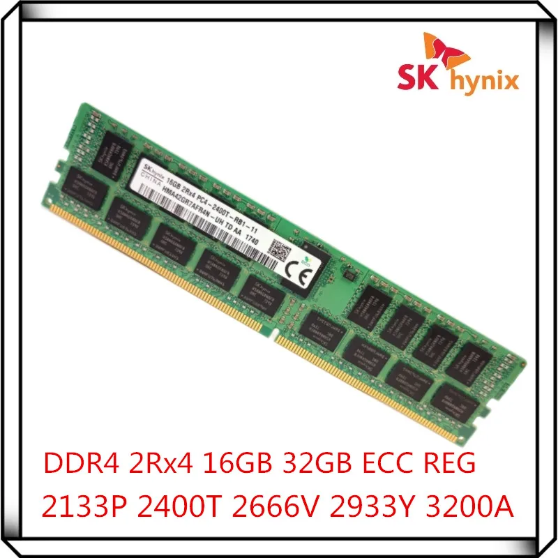 Memória do Hynix-ddr4 Ram 16gb 32gb 2133p 2400t 2666v 2933y 3200a 2rx4 Pc4 2133mhz 2400mhz Ecc Reg