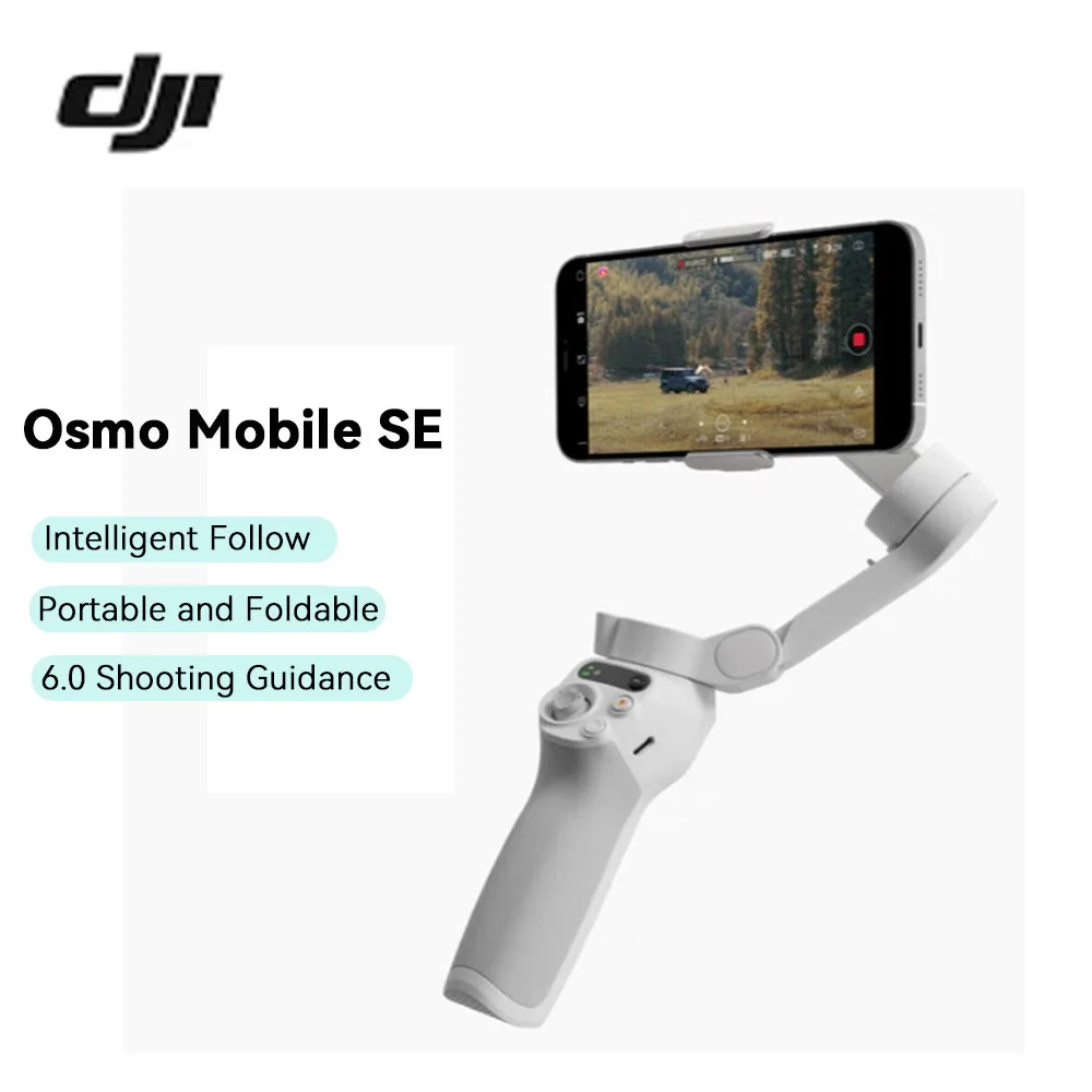 DJI OM s'osmo Mobile SE Handheld Gimbal Active trackin Magnetic Design Quick scroll DJI Brand New Original in Stock