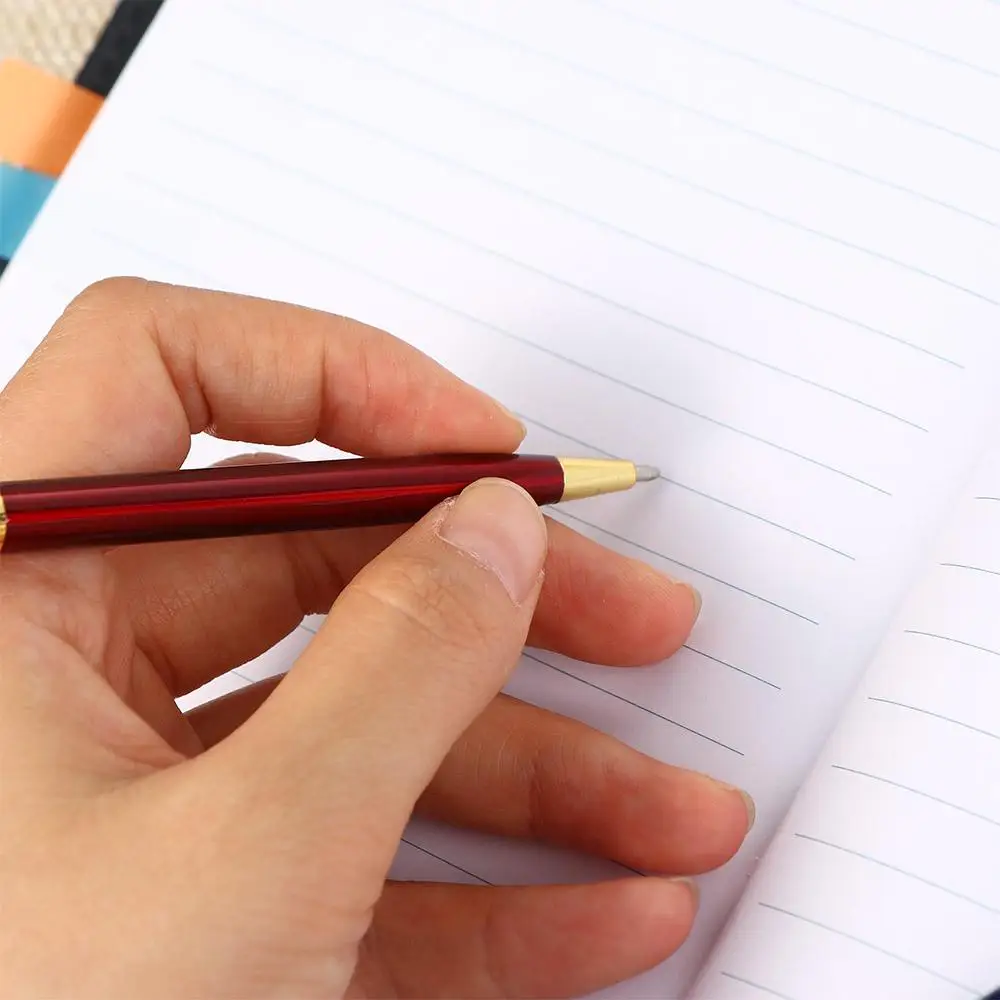 Smooth Financial Black Ink Stationery  Gift Writing Tools Golden Wist Wave Pattern Gel Pen Metal Pen Ballpoint Pen Sign Pen