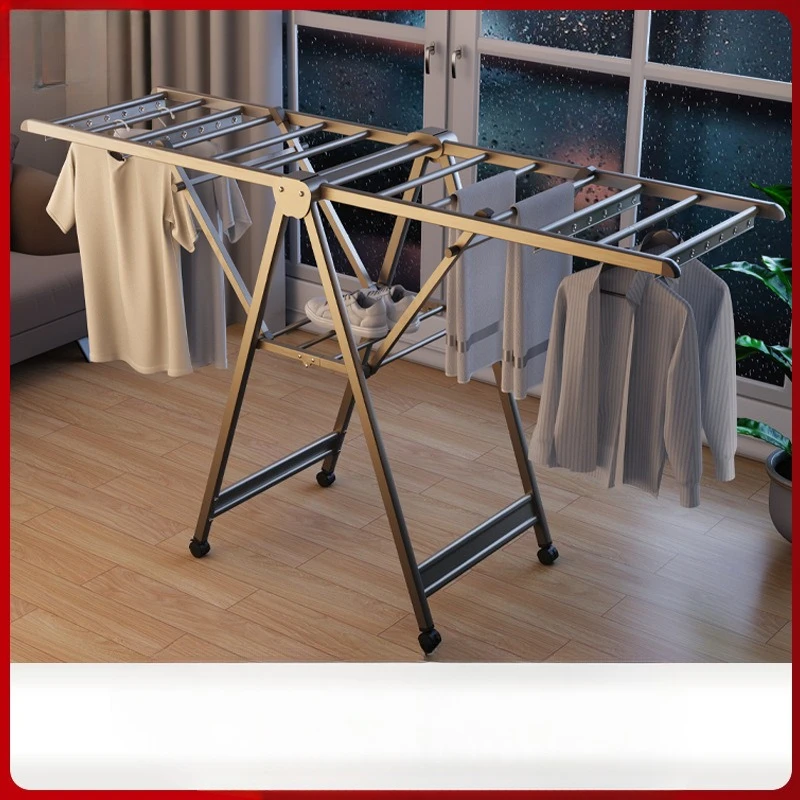 Butterfly Clothes Drying Rack Aluminum Alloy Foldable for Home Balcony Bedroom Laundry