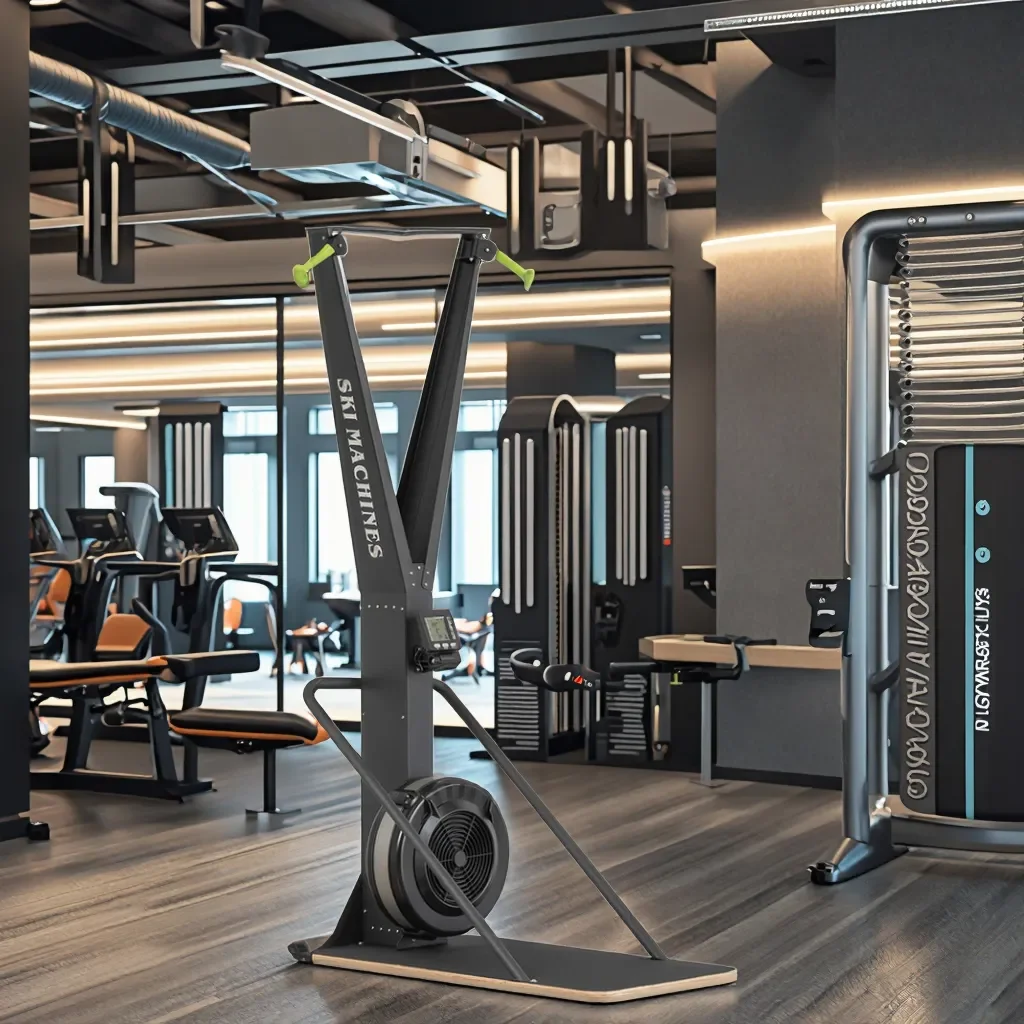 معدات الصالة الرياضية اللياقة البدنية في الأماكن المغلقة الهوائية مقاومة الرياح تدريب القوة ممارسة الهواء آلة اللياقة البدنية للتزلج للاستخدام المنزلي #5