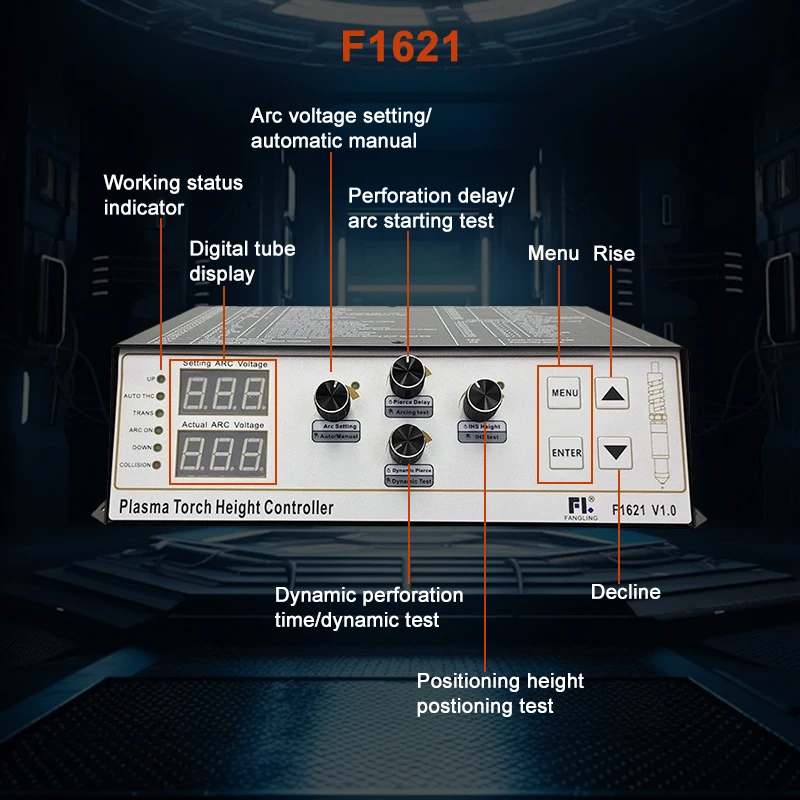 Plasma Controller+THC+Lifter Kit F2100B+F1621+JYKB-100-DC24V-T3 For Plasma Cutting Machine Cutter