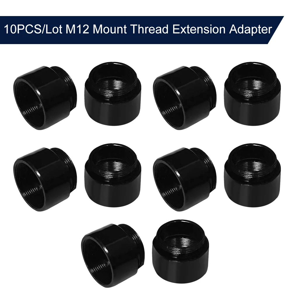 5PCS/Lot M12 Mount Thread Extension Adapter Zinc Alloy Extender M12 Lens Mount Extension Ring for MTV Interface CCTV Lens and Vi