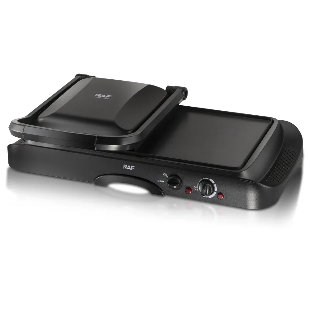 

#For RAF 2 in 1 1600W Baking Tray Panini Press Sandwich Steak Grill Machine Chicken Grilling Machine Non-stick Independent