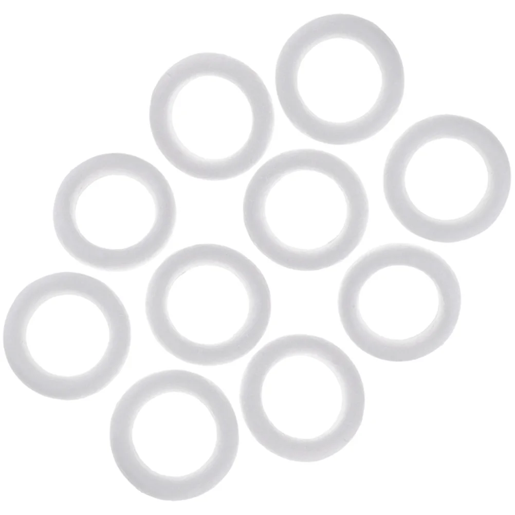 

10pcs Foam Circle Material 10CMx2 5CM Crafting Supplies for DIY Decorative Statues Kids Projects Unfinished Crafts