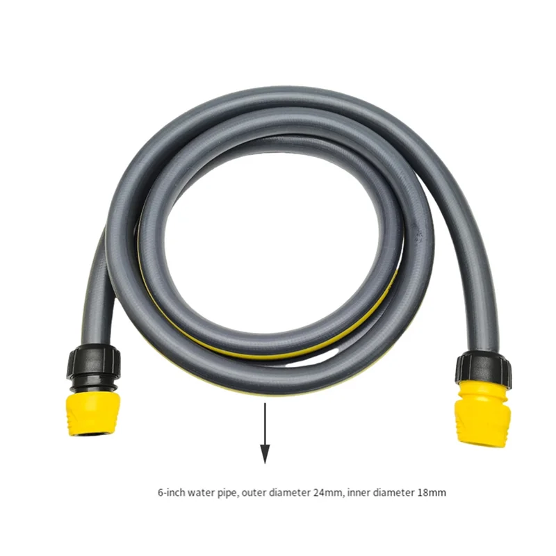 

AS-водяной стопорный шарнир в комплекте, комплект прямых соединений 3/4 дюйма X 9,8 фута, гибкий, устойчивый к изгиба, замена садового шланга для Karcher