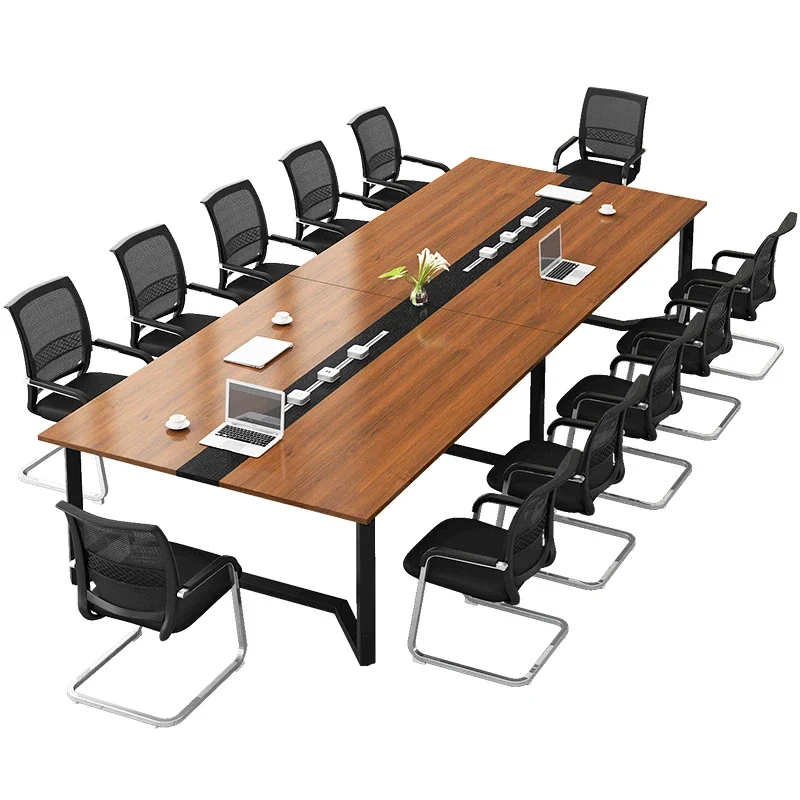 High Quality Eco-Friendly Customized Melamine Board Wooden Conference Table And Chairs 20 person conference table