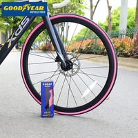 Goodyear Eagle Anti-spike Bicycle Tyre 110PSI  700x25C/28C/30C/32C Folding Open Tire For Road Gravel Bicycle Pink Purple
