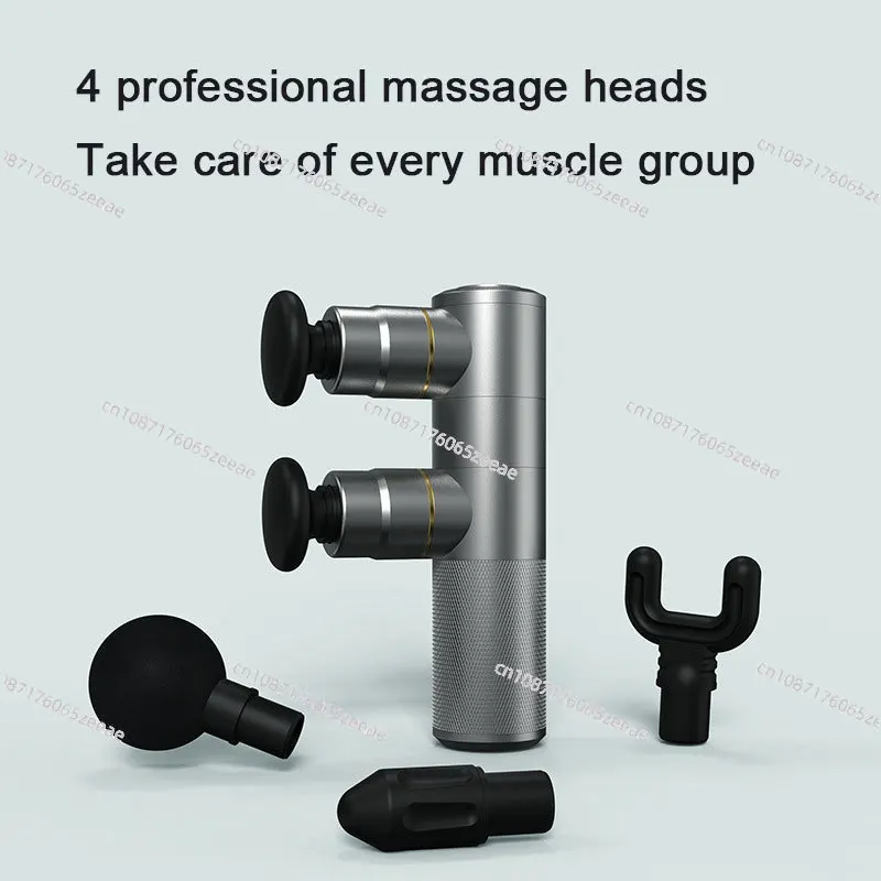 Mini Double-Head Fitness Massager, Muscle Relaxation, Deep Massage, Fascia Gun, Analgesic, Exercise, Body Relaxation Massage