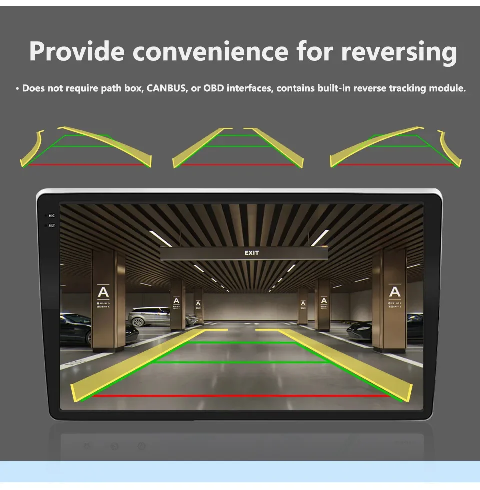 AHD CCD Universal Car Reversing Camera 170 Degree Fisheye HD Night Vision Waterproof Dynamic Trajectory - view 6