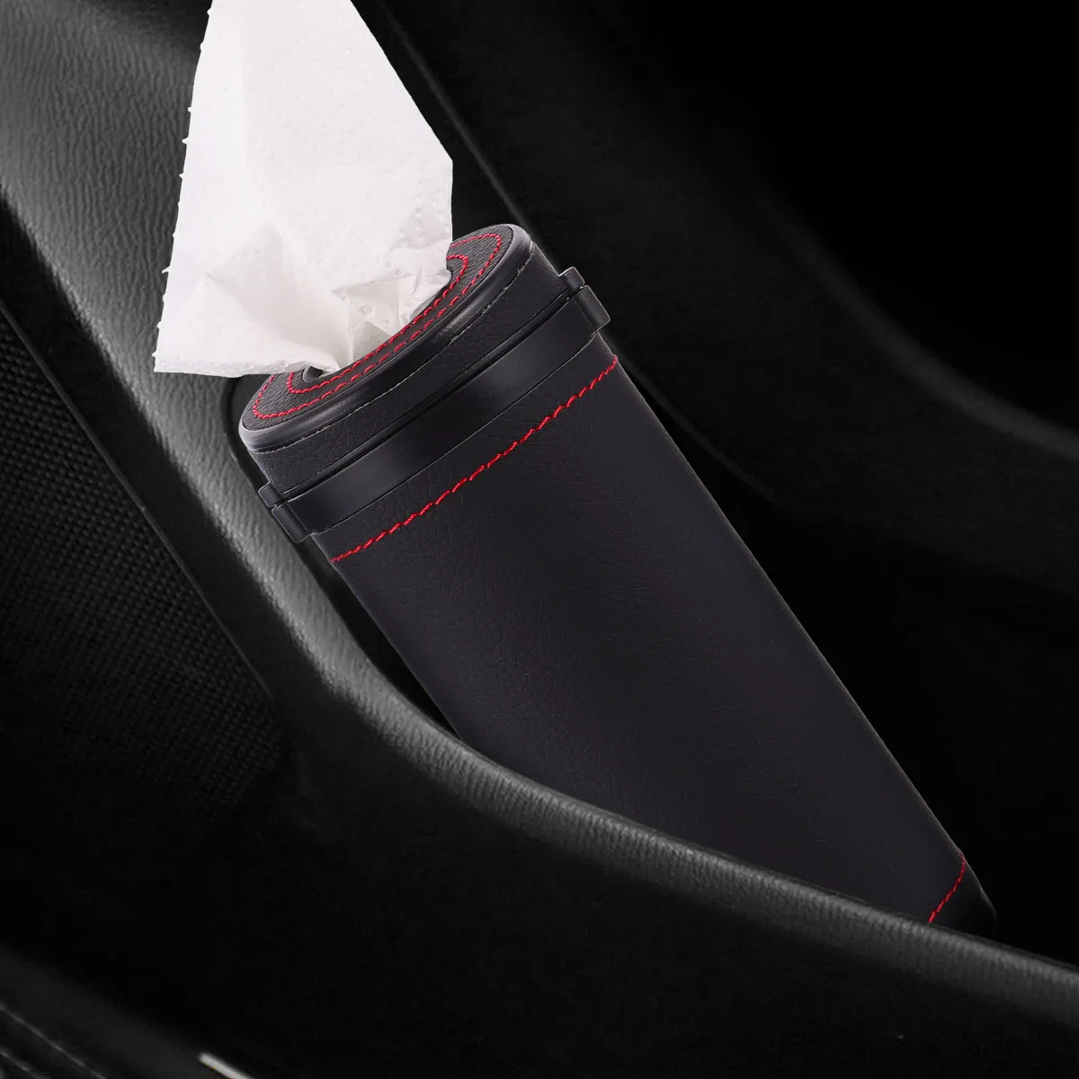 Halter Servietten Container Schwarz Handtuch Rohr Einfache Tablett Auto Tissue Box ABS Tissue Container Lagerung
