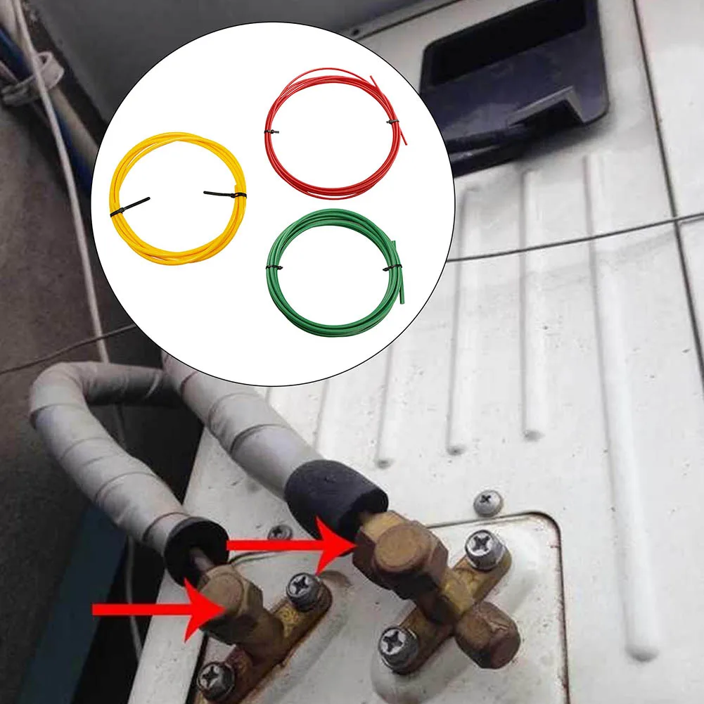 Built-in Copper Tube Bending Strip  Air Conditioning Pipe Bender Kit PE Plastic Strip Protector Tube Bending Strip
