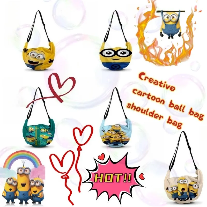 

Basketball bag, Minion, Thief, Daddy series, Cartoon, Cute, Fitness, Sports, Crossbody, Shoulder bag, Football, Travel bag