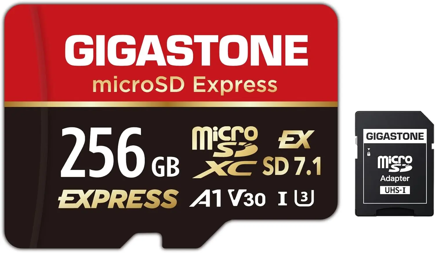 

256GB microSD Express, R/W 880/650MB/s, SD 7.1, A1 V30 U3, for Switch 2, with Adapter