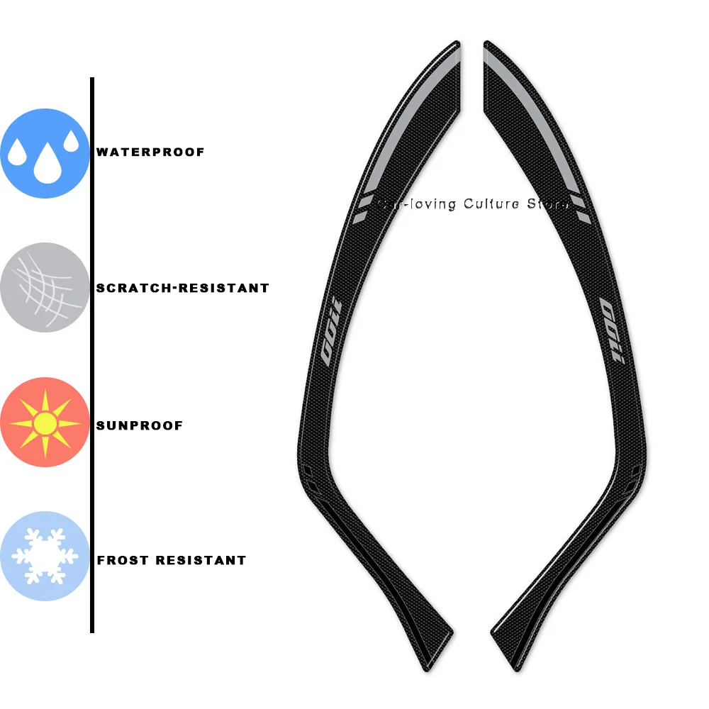 ملصق حماية مضاد للماء لهوندا ، مقابض حراس الدراجات النارية ، ملصق راتنجات الإيبوكسي ثلاثي الأبعاد ، Nt1100 ، من من من من من من من من من من ؟