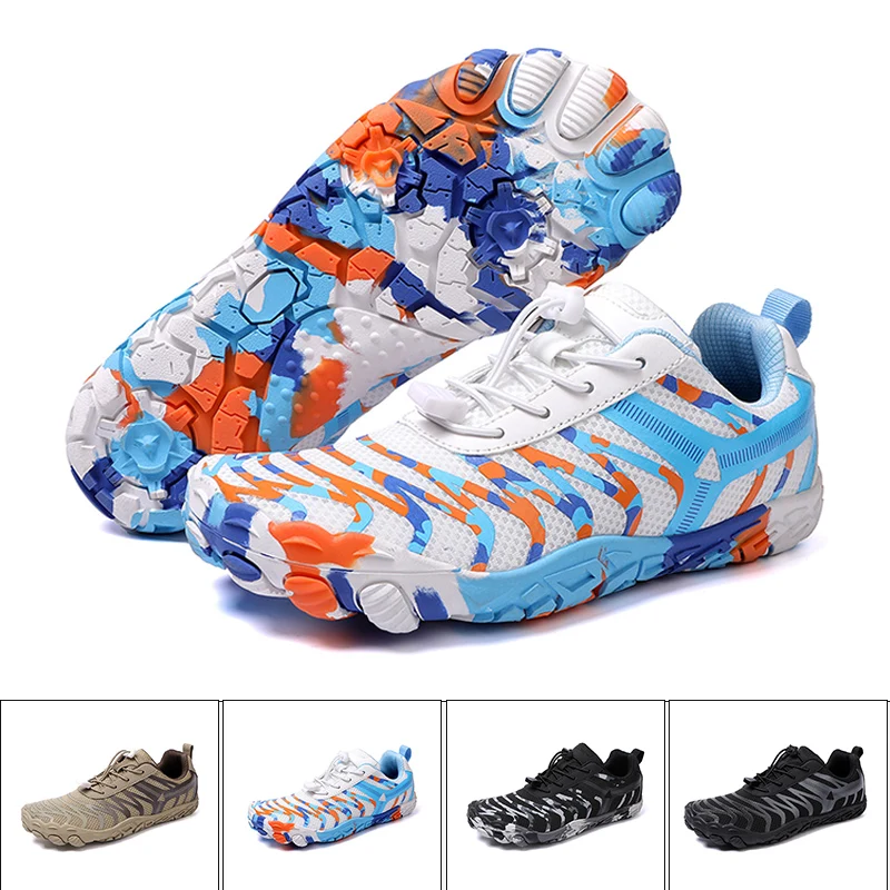 

Мужские и женские легкие аквашузы для плавания и пляжа, обувь для занятий водными видами спорта, пятипальцевые кроссовки для серфинга на открытом воздухе