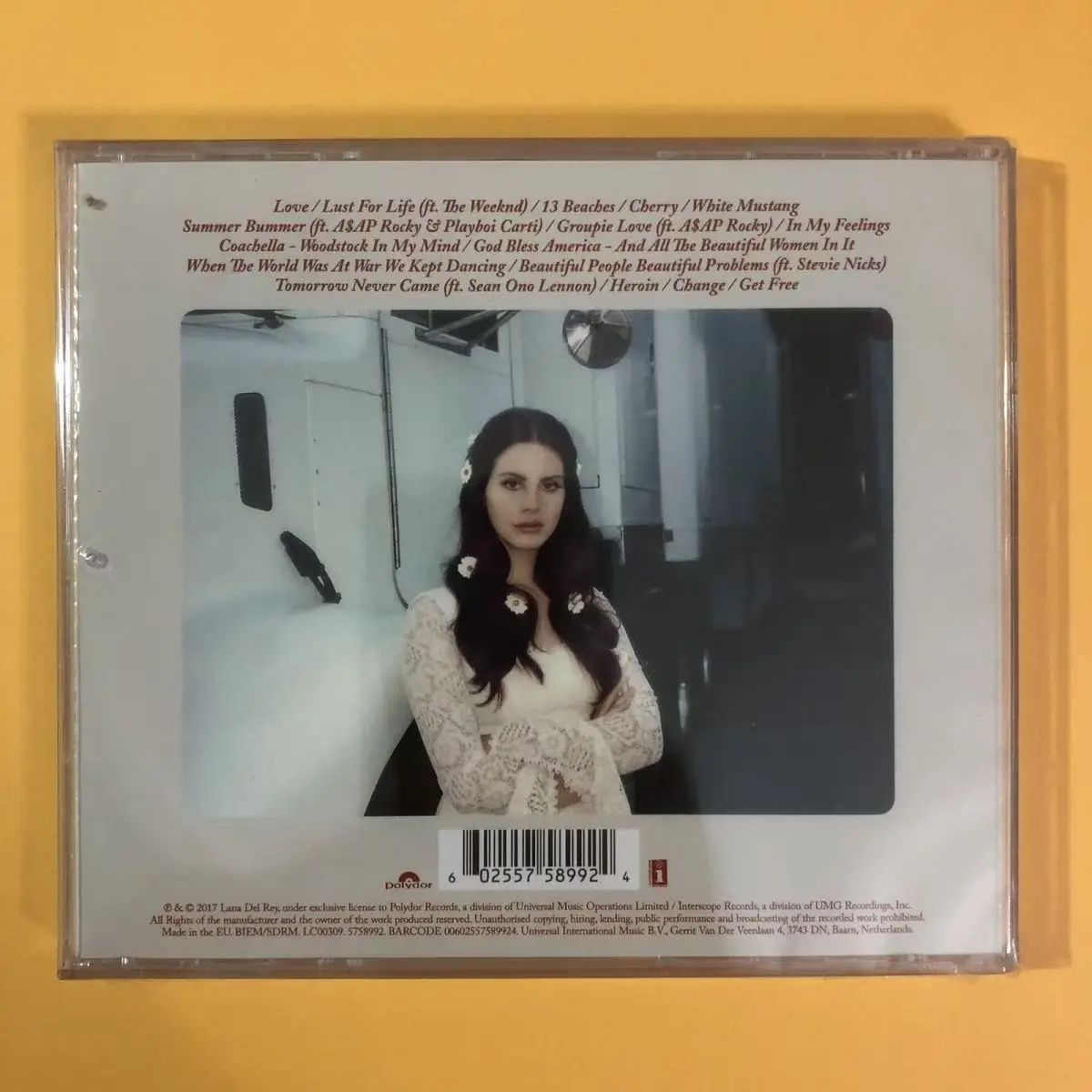 Retro Pop Lana Del Rey Music CD Lust For Life Album LOVE Music Record Cosplay Walkman Car Soundtracks Box Party Music Collection