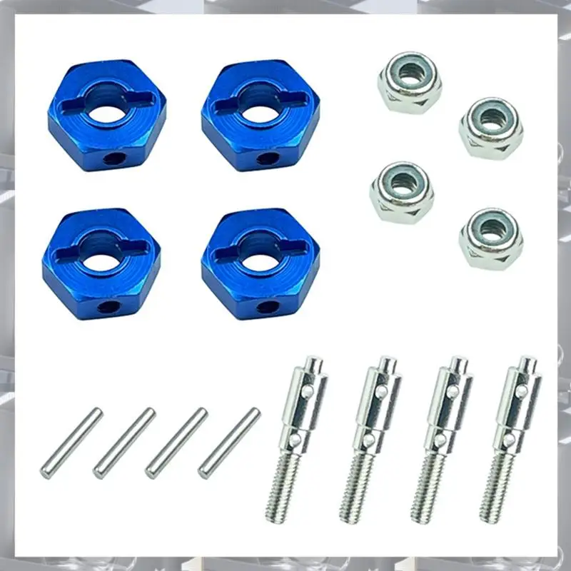 LD-P06 5Mm To 12Mm Metal Combiner Wheel Hub Hex Adapter For LDRC LD-P06 LD P06 Unimog 1/12 RC Truck Car Accessories