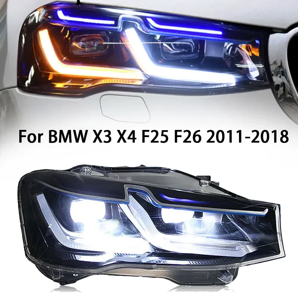 

Car Lights For BMW X3 F25 LED Headlight 2011-2018 X4 F26 Head Lamp Assembly Front DRL Signal Automotive Accessories