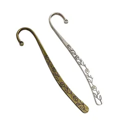 10Pcs Bronze Color Antique Silver Plated Bookmark Charms Pendants DIY Jewelry Accessories