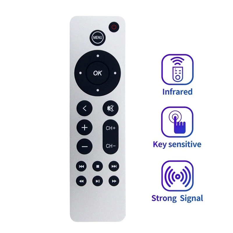 Replace Remote Control for 4K/ 2 3 4/ HD A2843 A2737 A2169 A1842 A1625 A1427 A1469 A1378 A1218 NO Voice