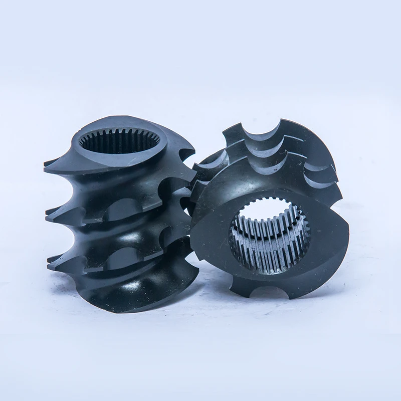 Custom Screw Kneading Element W6Mo5Cr4V 38CrMoAl for Twin Screw Extruder Polymer Compounding High Torque Mixing Casting auger