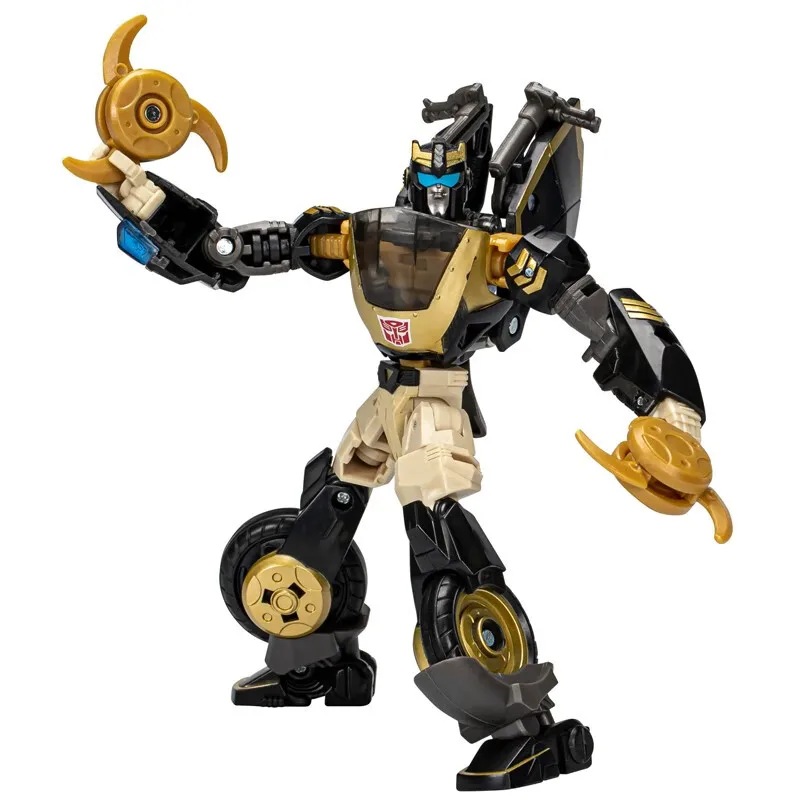Op voorraad getransformeerd speelgoed Heritage Evolution Versterking Klasse D Politieauto Cross-cut Action Figure Collection Gift