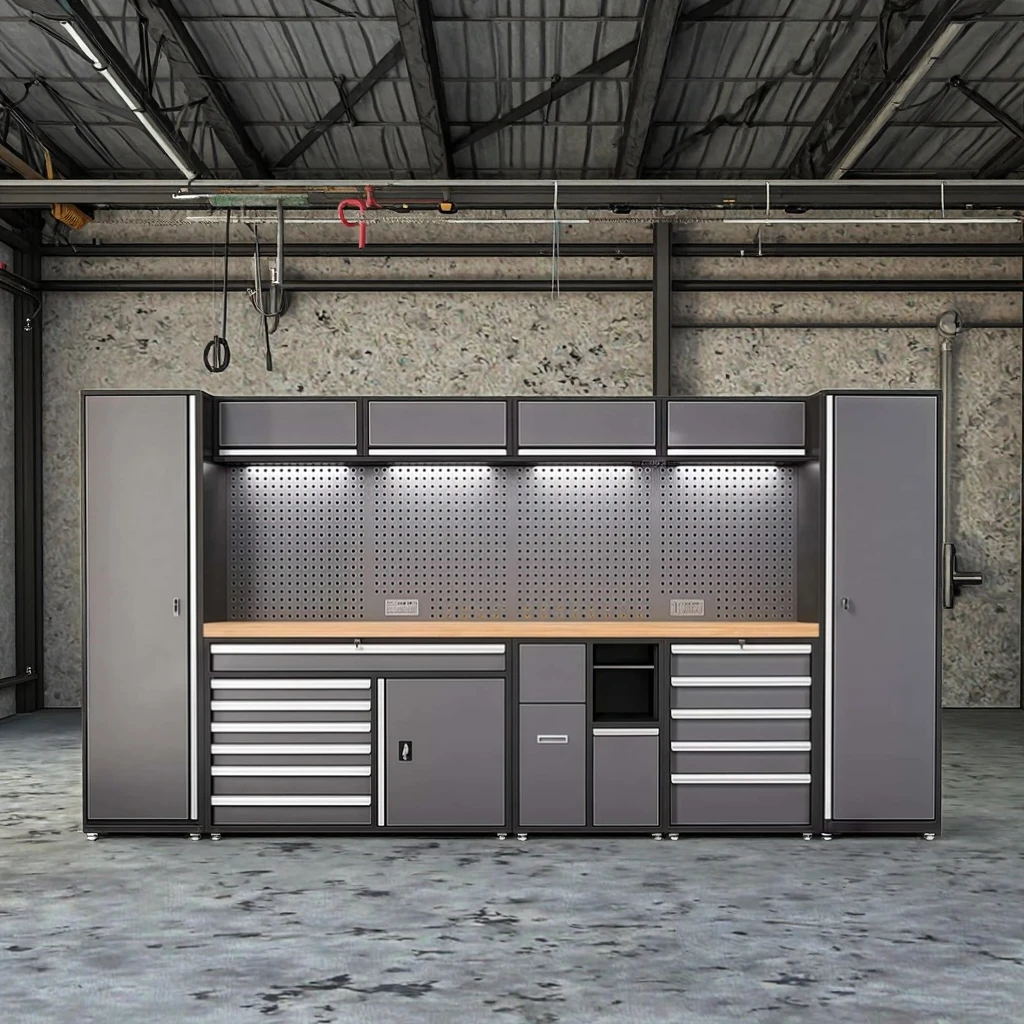 Tools In The Workshop - Gabinete de Herramientas Modular con Ruedas,