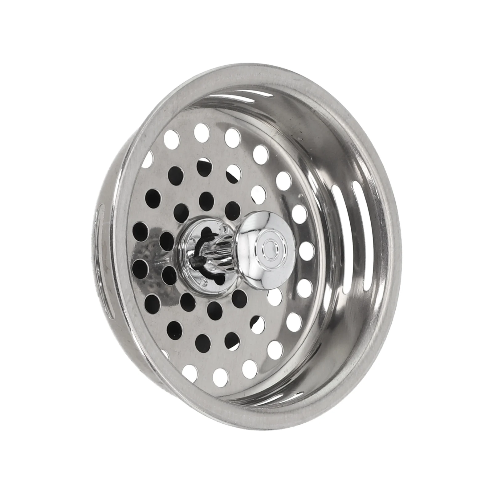 

85mm Stainless Steel Kitchen Sink Filter Hole Bathtub Hair Catcher Stopper Bathroom Sewer Drain Strainer Basin Sink Waste Filter