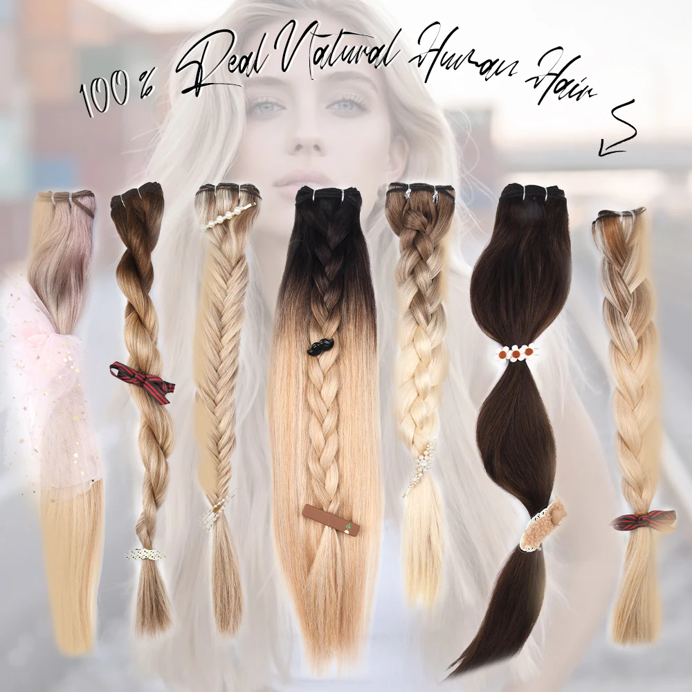 ZURIA Lace Clip In Human Hair Extensions 8/16/20/24\