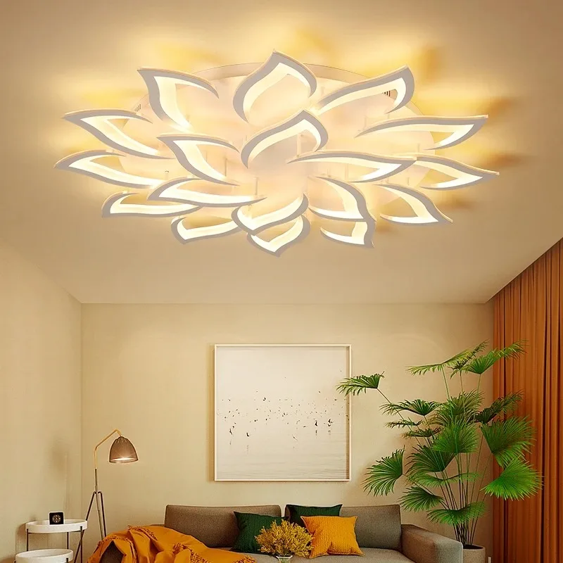 IRALAN Led Ceiling Light Dimmable Brightness Art Decor Lighting Fixtures APP Control Bedroom Dining Table Room Lamp