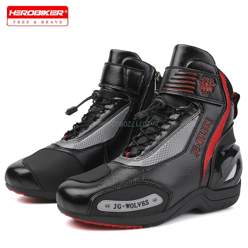 

Motorcycle Boots Men Women Knight Outdoor Waterproof Riding Sneakers Shoes Off-road Professional Leisure Protective Riding Boots