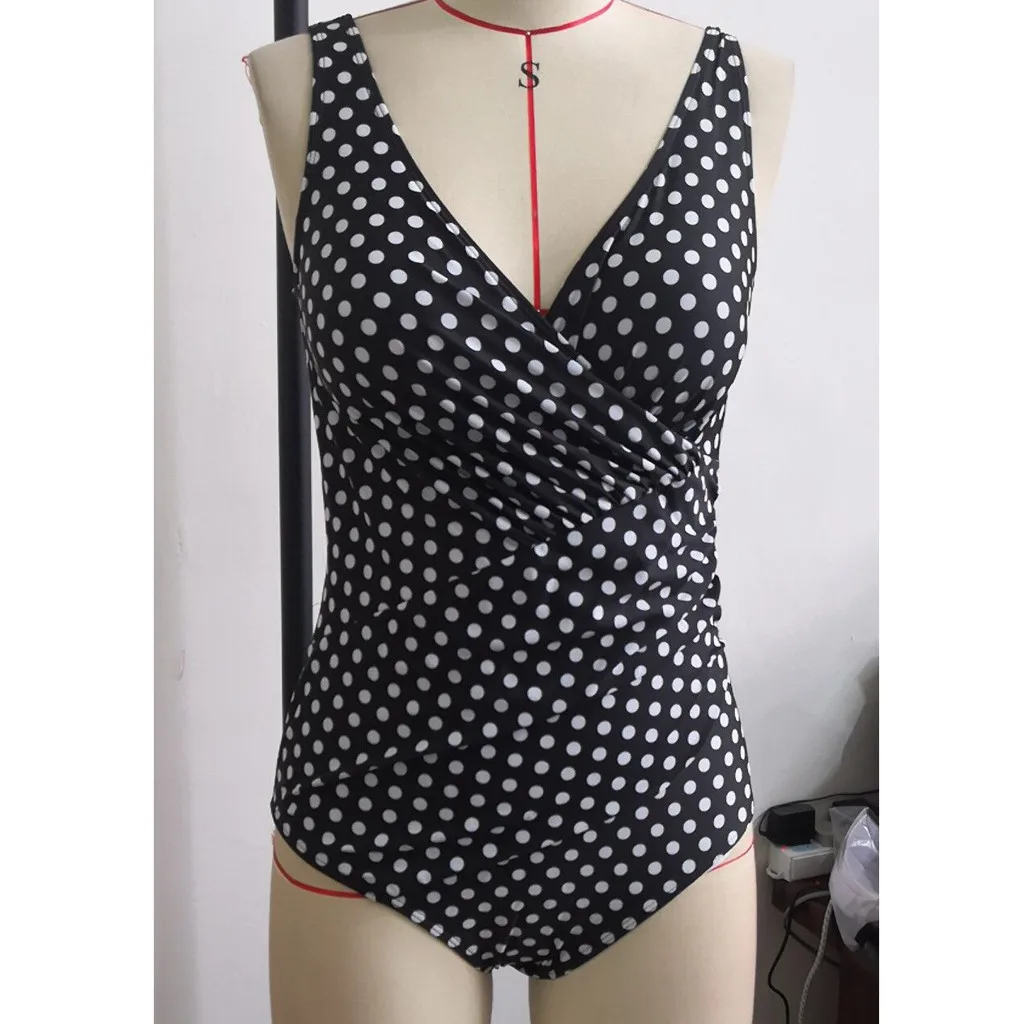 Robe de plage une pièce pour femmes, style boho, sexy, maillot de bain, surf, sport, contrôle-abdomen, rond, été, tankini, imbibé de bain